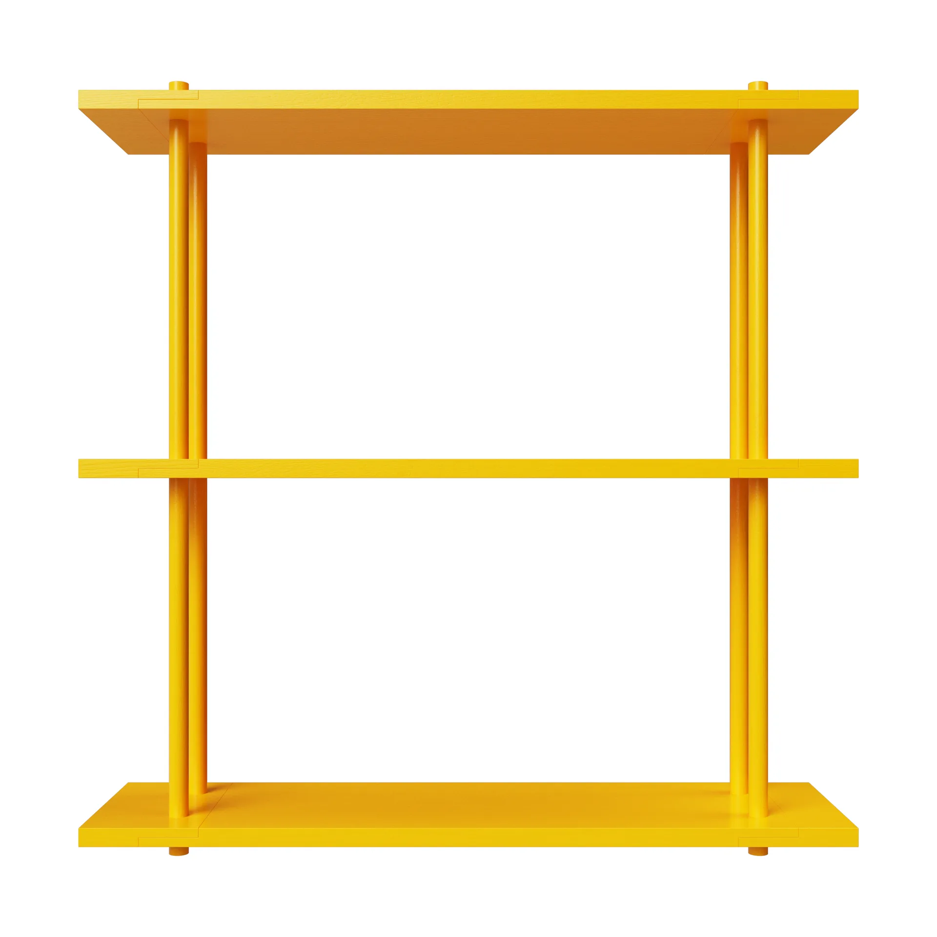 Bond hylla vägg W103, Gul lackad björk Fogia