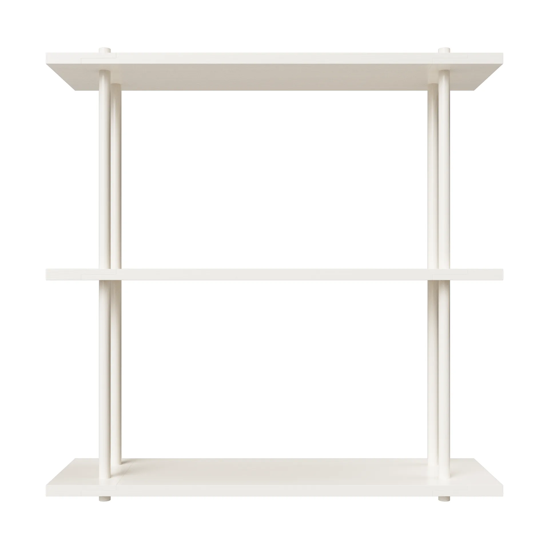 Bond hylla vägg W103, Vit lackad björk Fogia