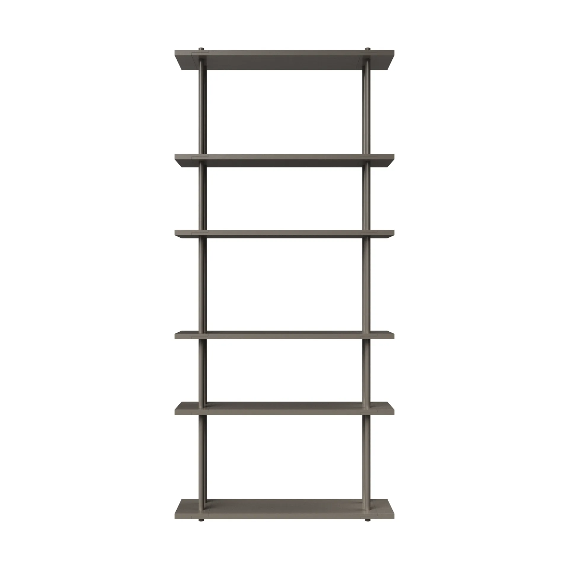 Bond hylla vägg W106, Grå lackad björk Fogia