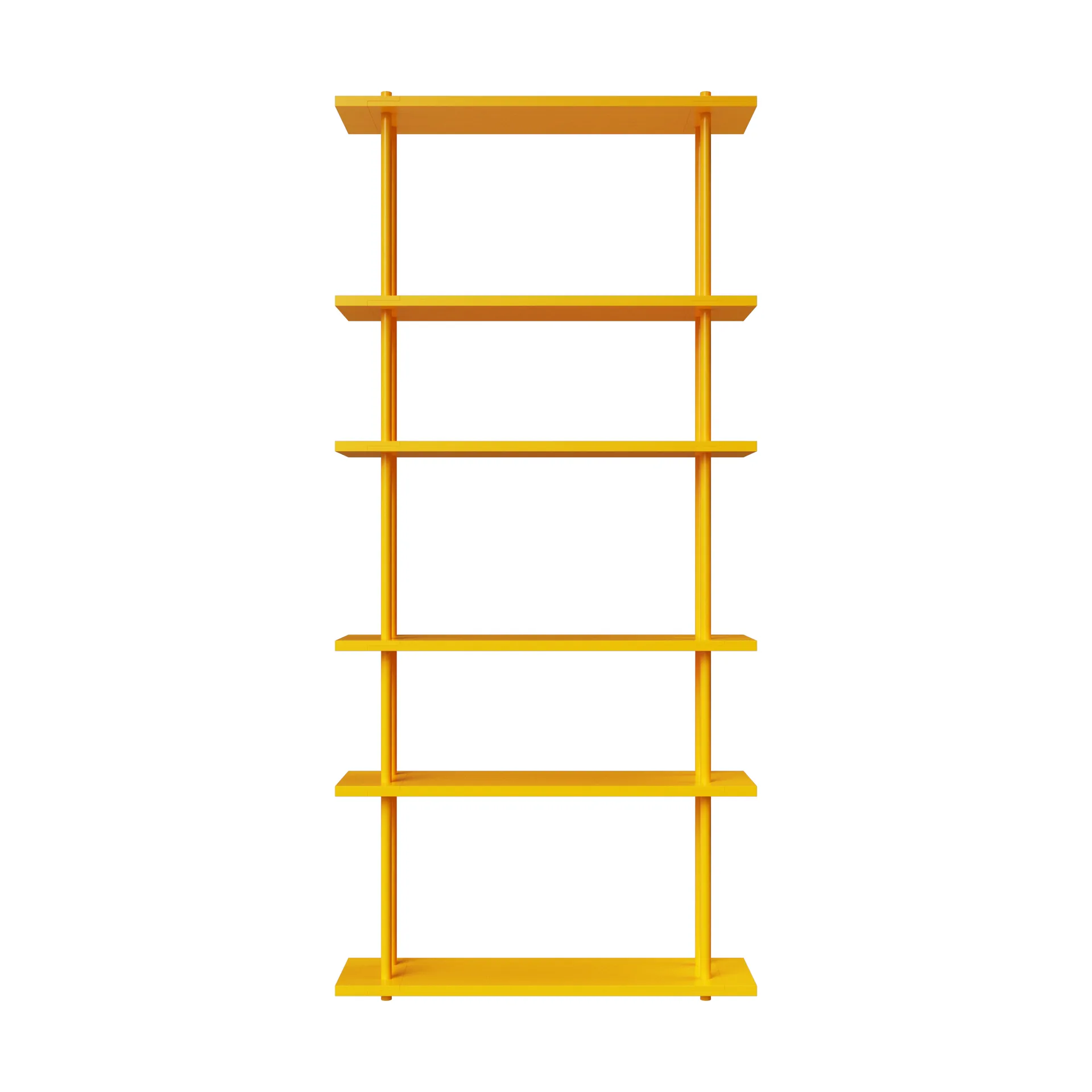 Bond hylla vägg W106, Gul lackad björk Fogia