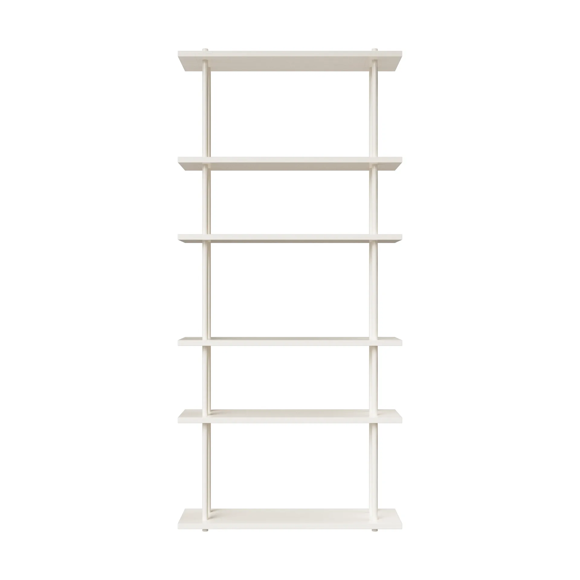 Bond hylla vägg W106, Vit lackad björk Fogia