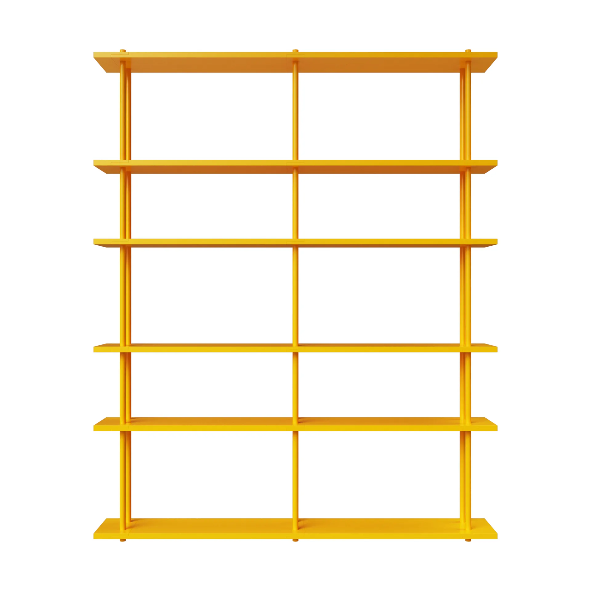 Bond hylla vägg W206, Gul lackad björk Fogia