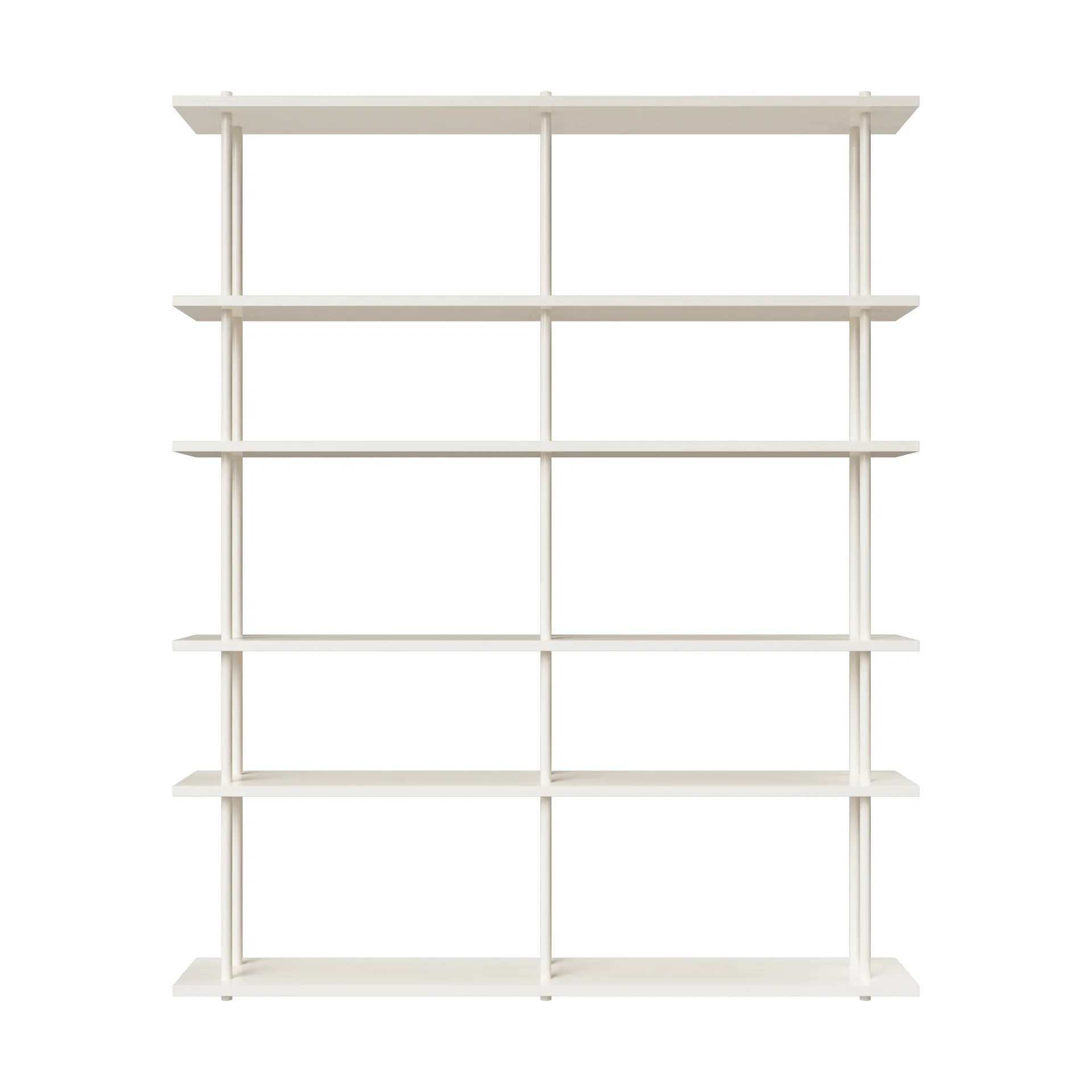 Bond hylla vägg W206, Vit lackad björk Fogia