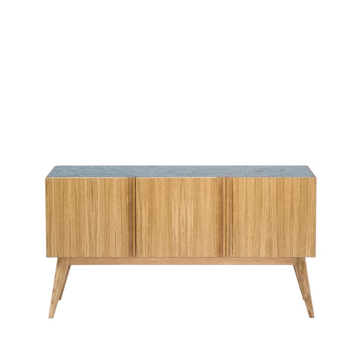 Boss sideboard - Lackad ek-3 dörrar-stenskiva-ek - Fogia