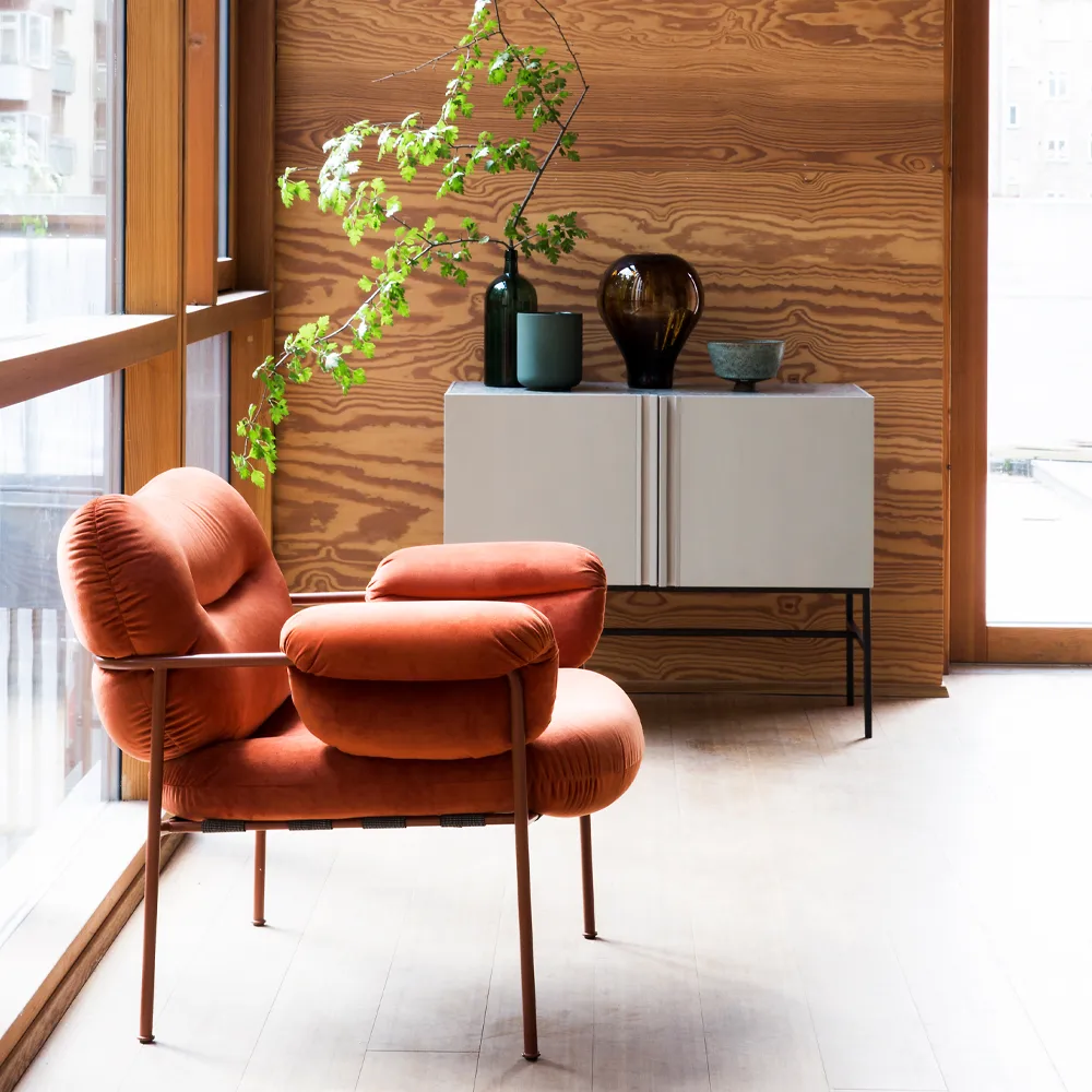 Boss skåp, Ek lågt-2 dörrar-ekben Fogia