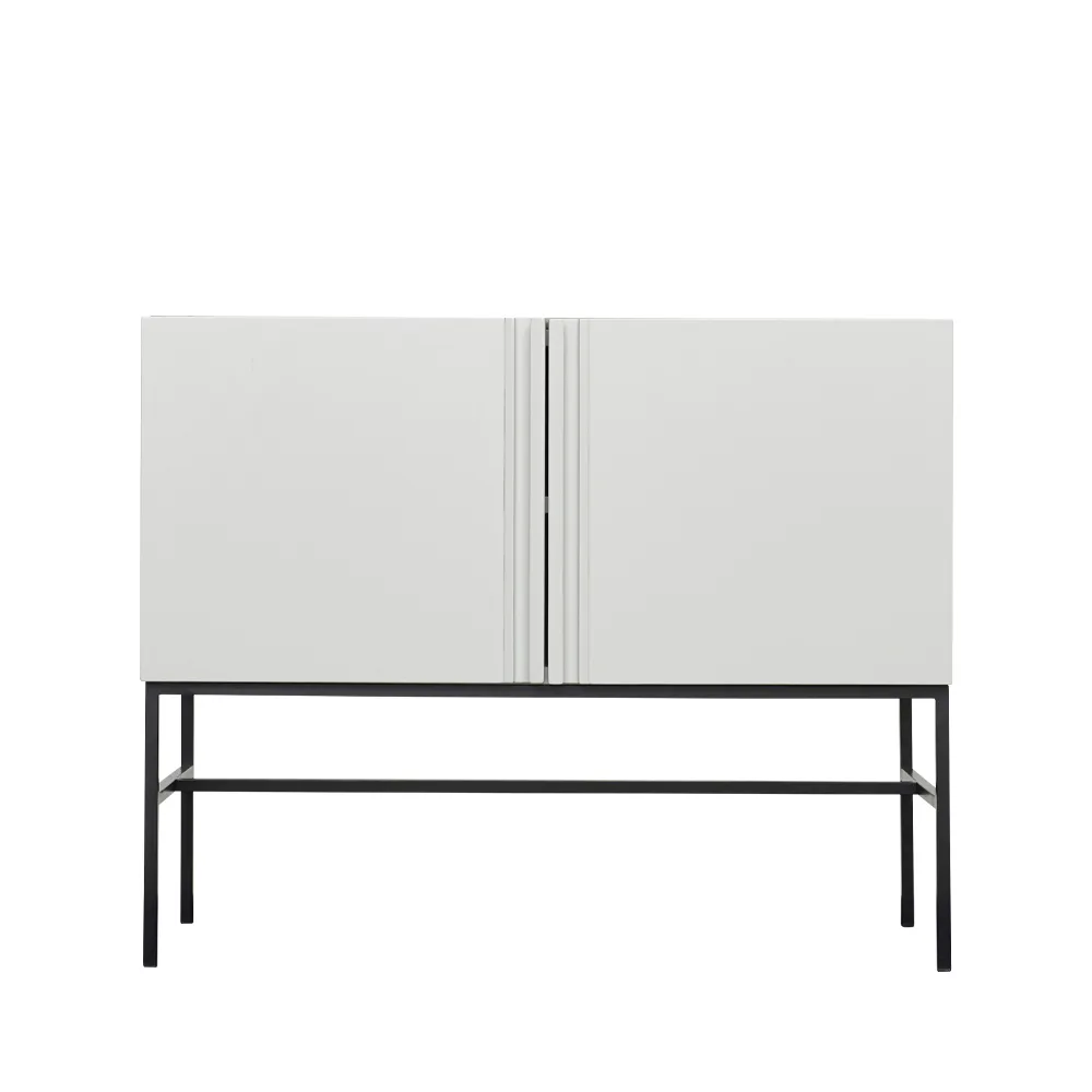 Boss skåp, Gråbetsad ek-lågt-kalksten Fogia