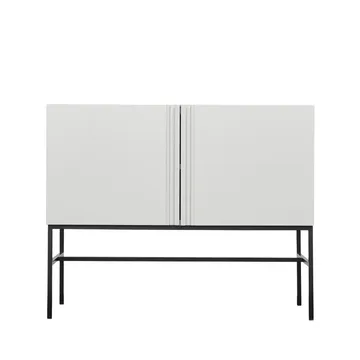 Boss skåp - Gråbetsad ek-lågt-kalksten - Fogia