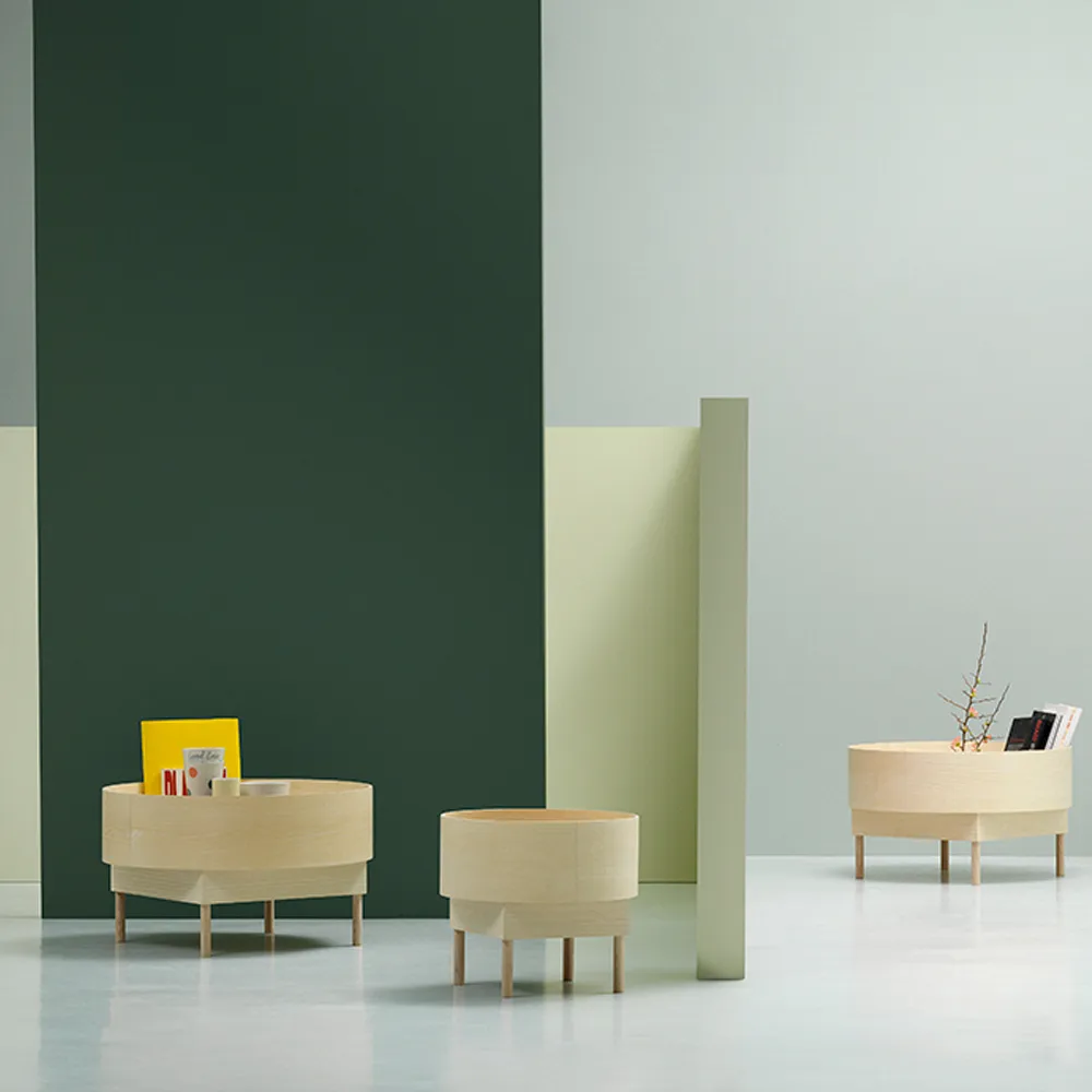 Bowl soffbord, Mörkblå bets ask-big Fogia