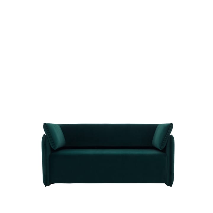 Boxlike 2-sits soffa - tyg gentle 2 0973 grön - Fogia