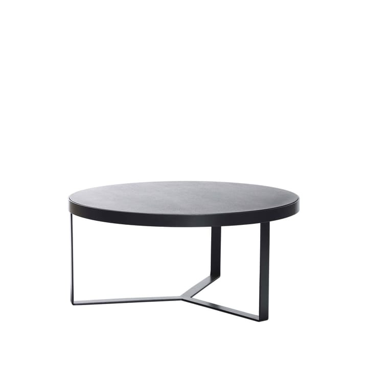 Copper soffbord - ek svartbetsad, svart stativ, 37x80 - Fogia