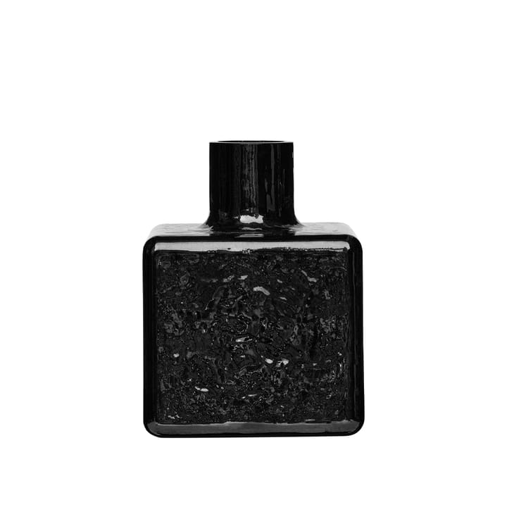 Cube vas - Black, 13x10x10 cm - Fogia