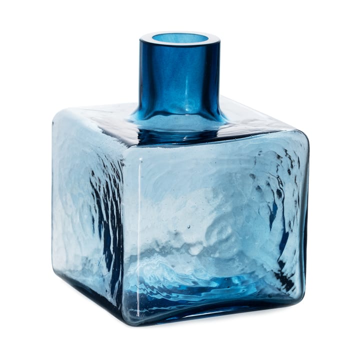 Cube vas - Blue, 13x10x10 cm - Fogia