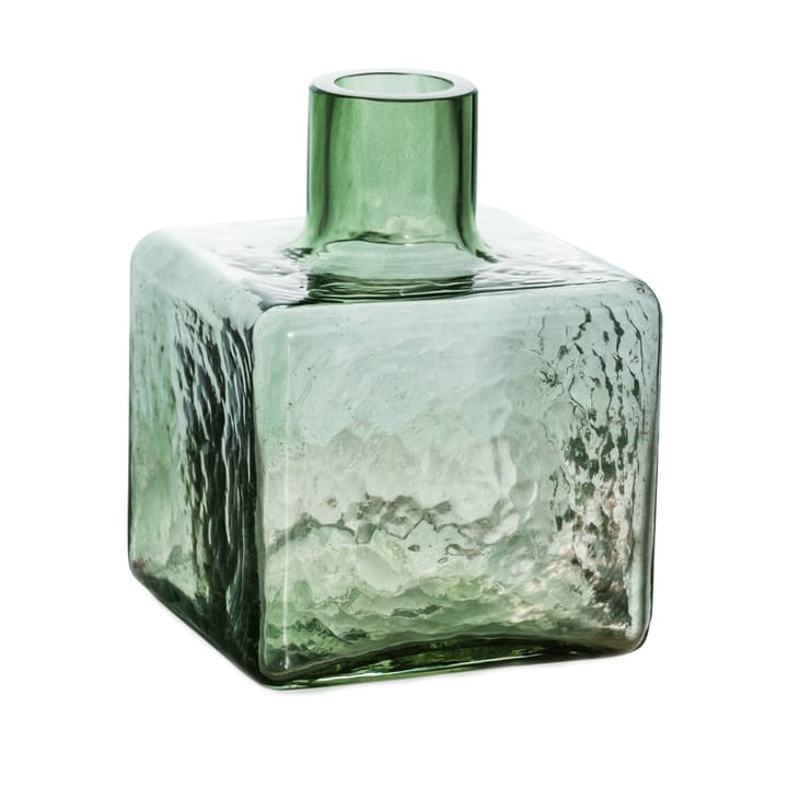 Cube vas - Green, 13x10x10 cm - Fogia