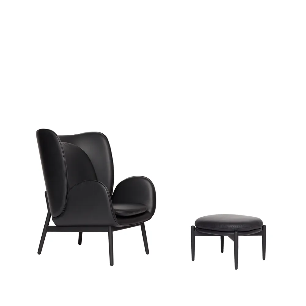 Embrace Large fåtöljpaket, Elmosoft 99999-ek svartbets Fogia