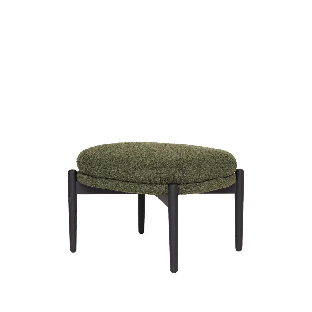 Embrace ottoman ekben, tyg Barnum pine 9 , lackad Fogia