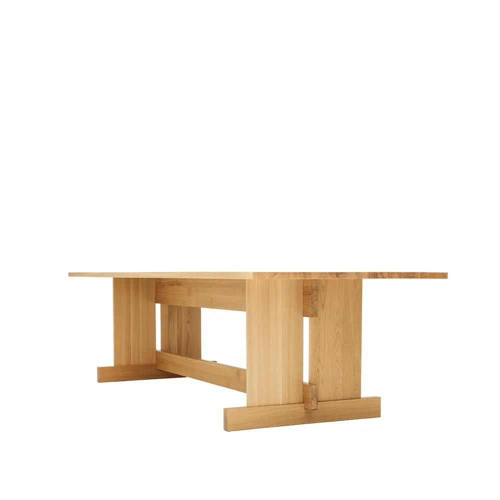 Fogia Grande matbord ek mattlack, 245cm | Skandinavisk Design | Matbord | Beige