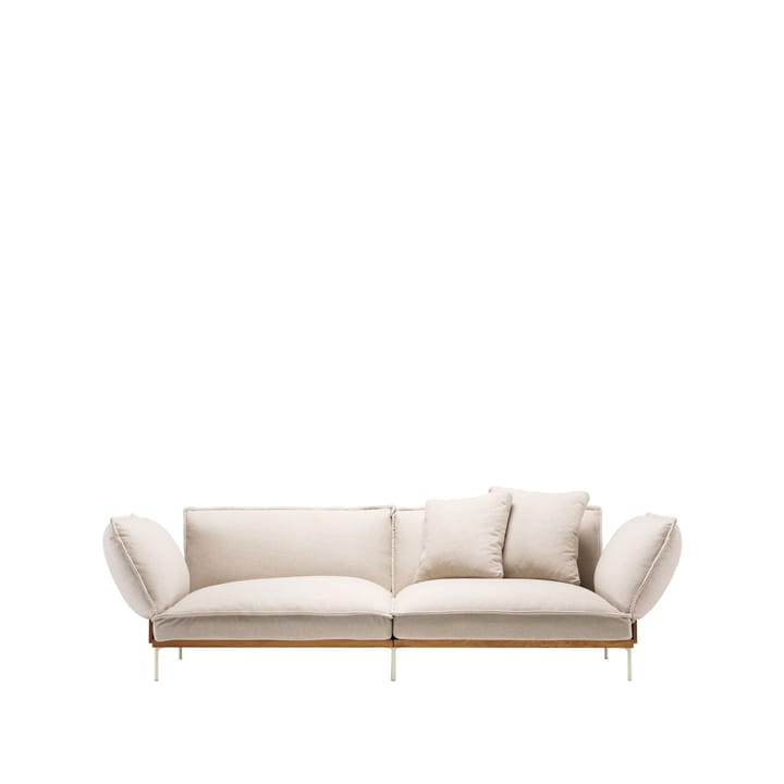 Jord 2-sits soffa - Mainline flax 20 beige-olj. ek - Fogia