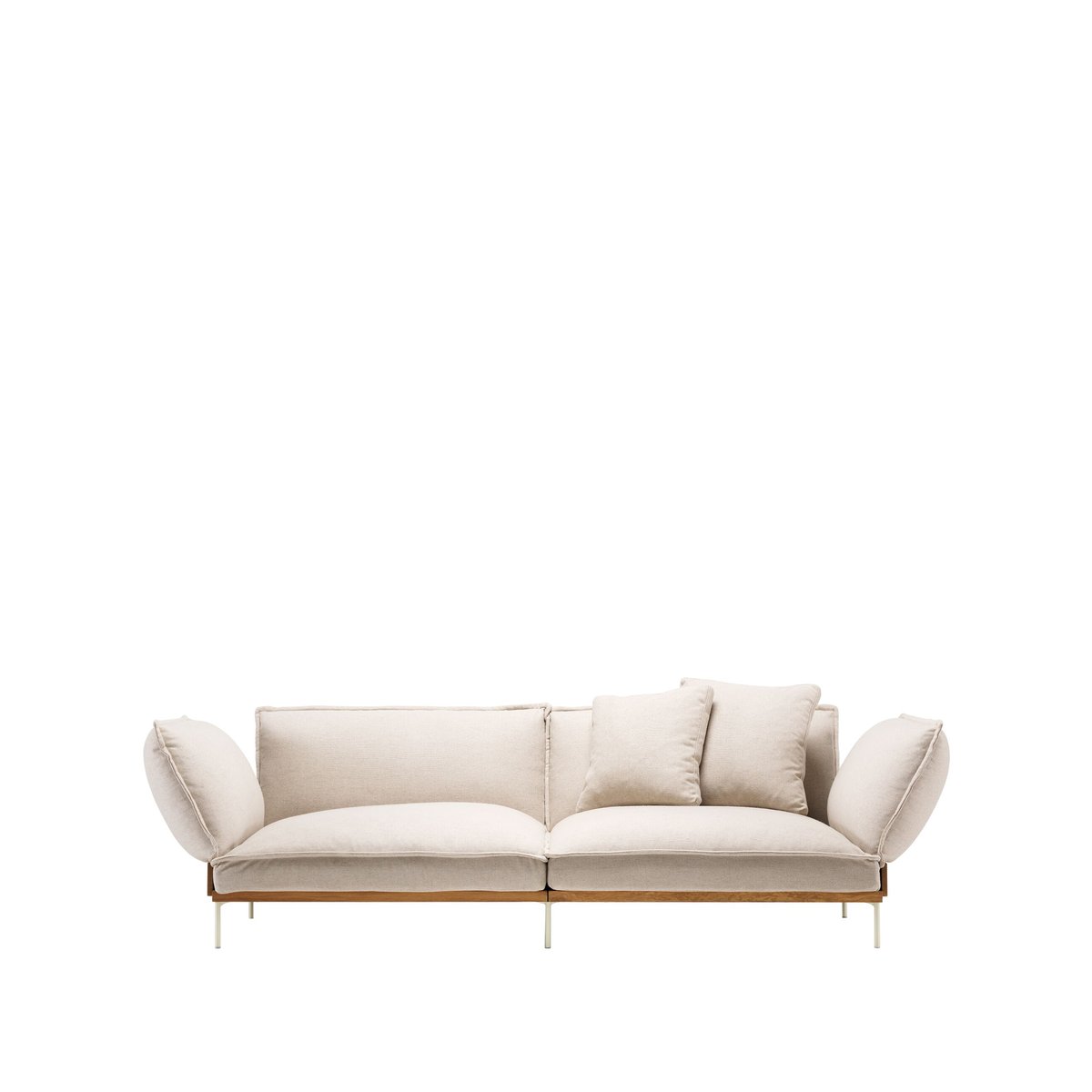 Fogia Jord 2-sits soffa Mainline flax 20 beige-olj. ek