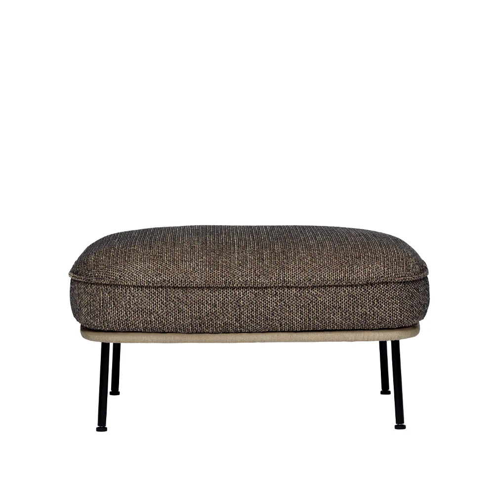 Fogia Lyra fotpall tyg brown | Skandinavisk Design | Fåtöljer & Fotpallar | Brun