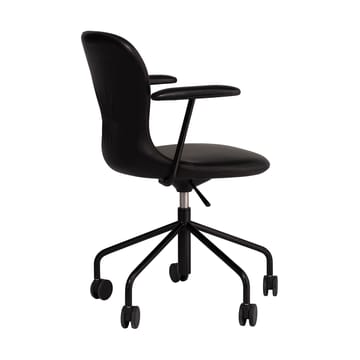 Myko karmstol med hjul - Elmosoft 99999-RAL 9005 - Fogia