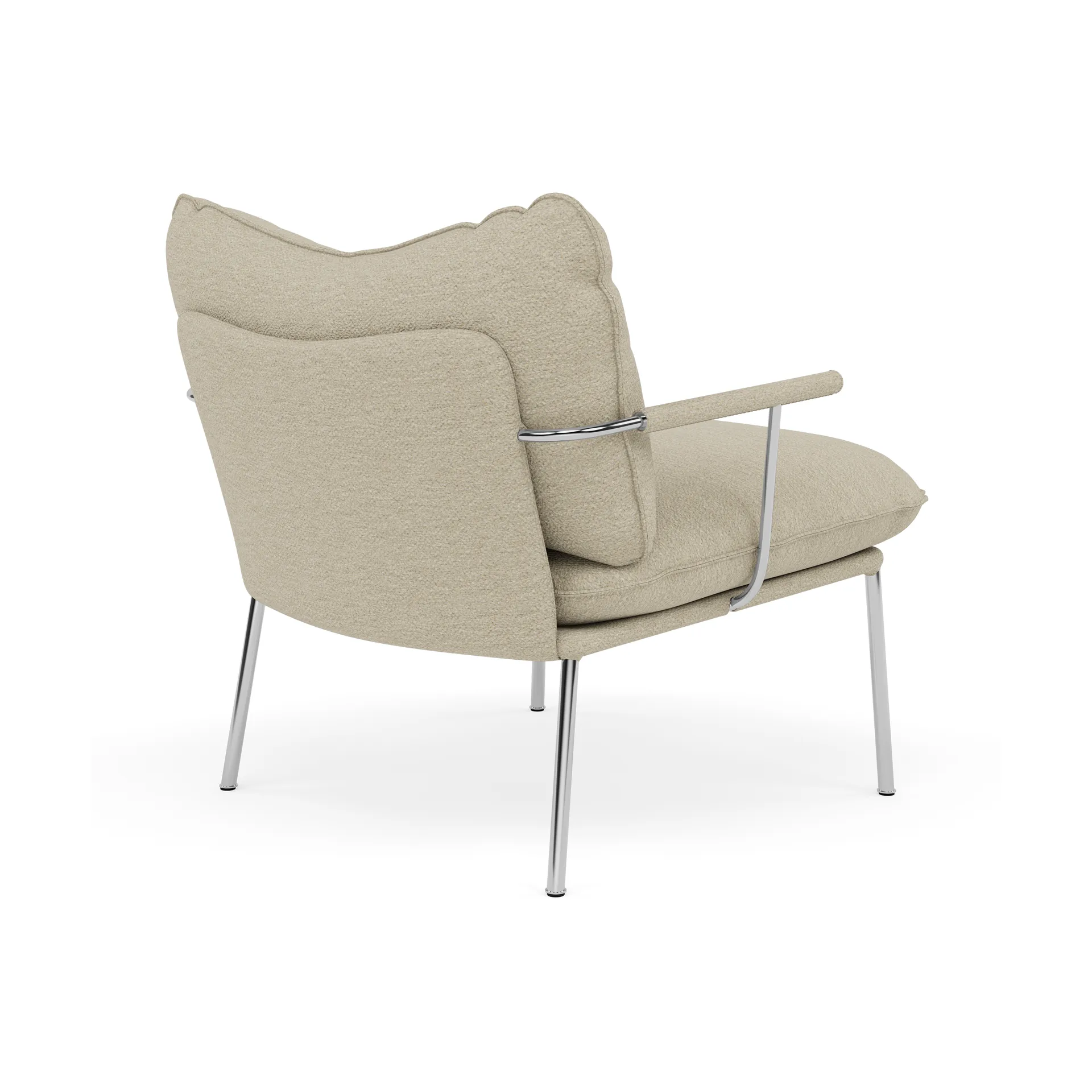 Pico fåtölj, Barnum 2-polished stainless steel Fogia