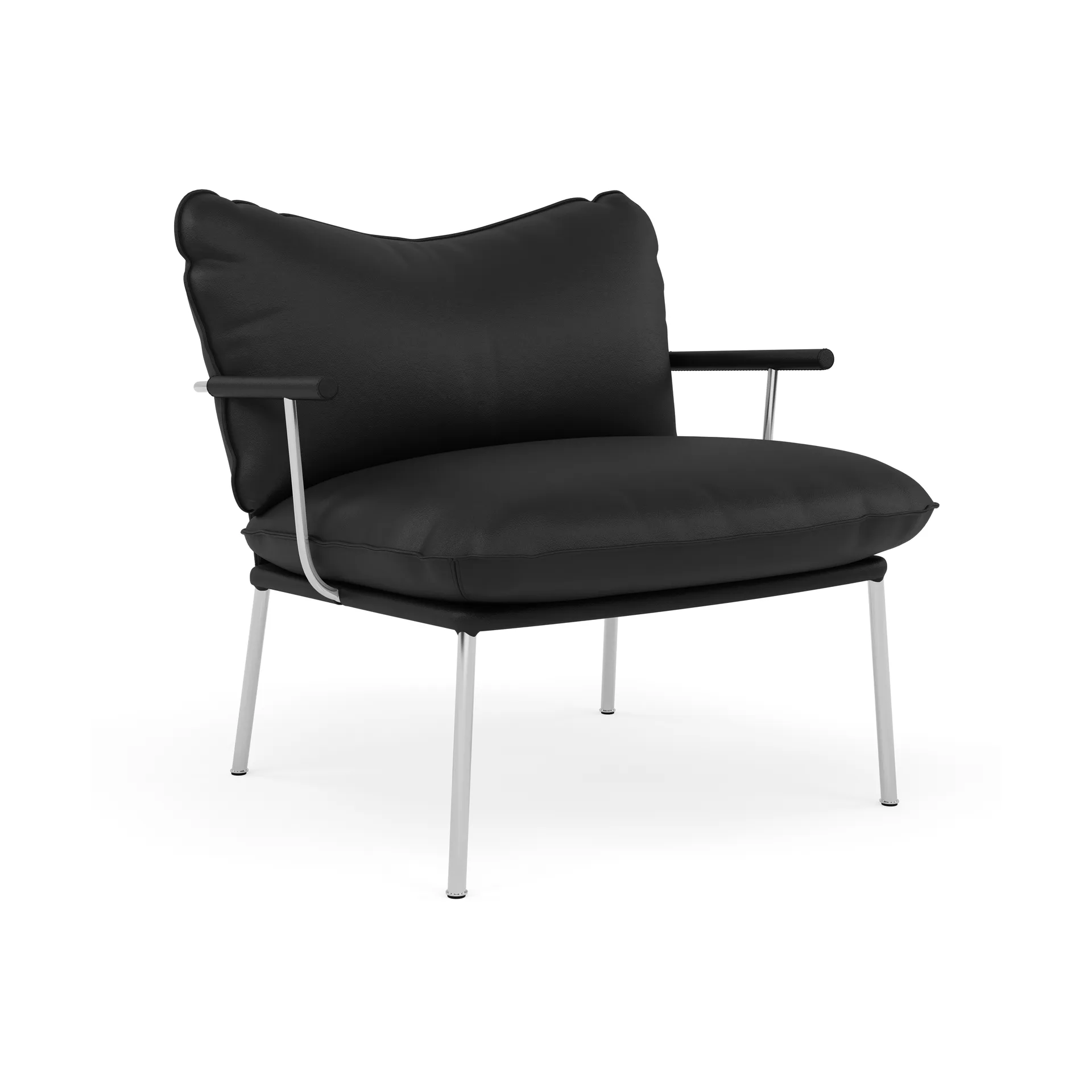 Pico fåtölj, Elmosoft 99999-polished stainless steel Fogia