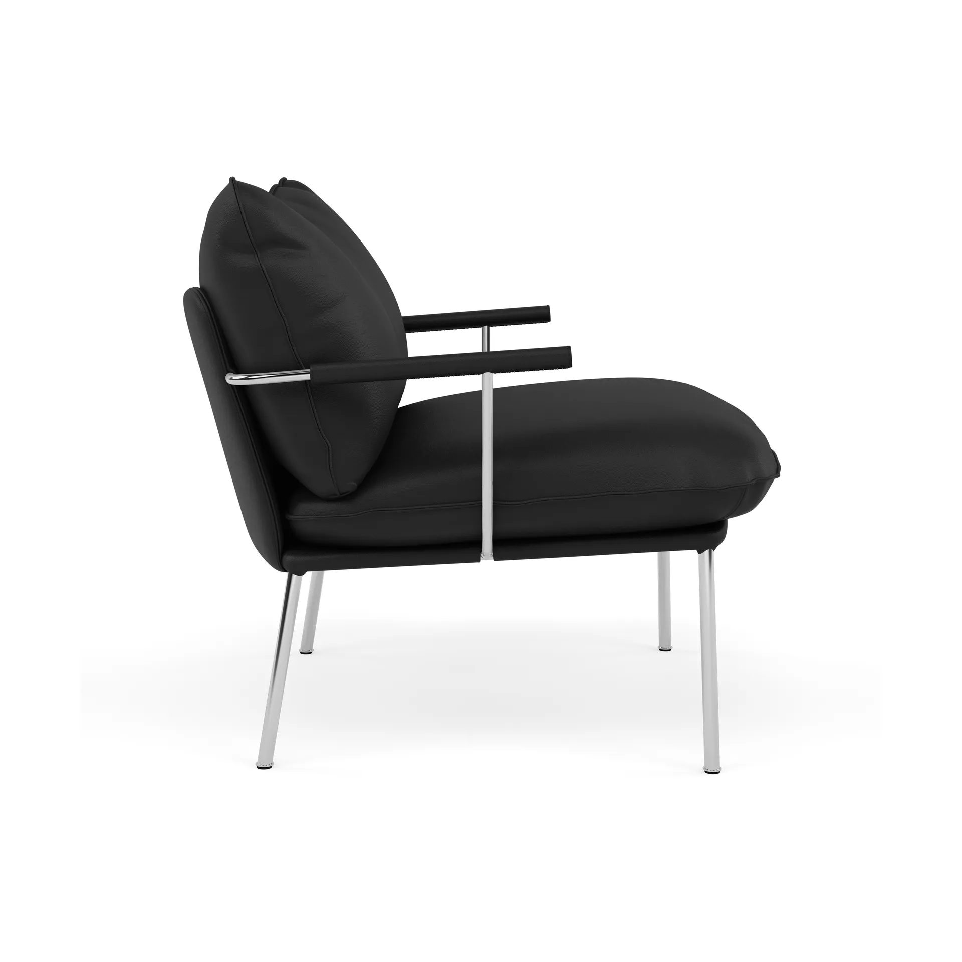 Pico fåtölj, Elmosoft 99999-polished stainless steel Fogia