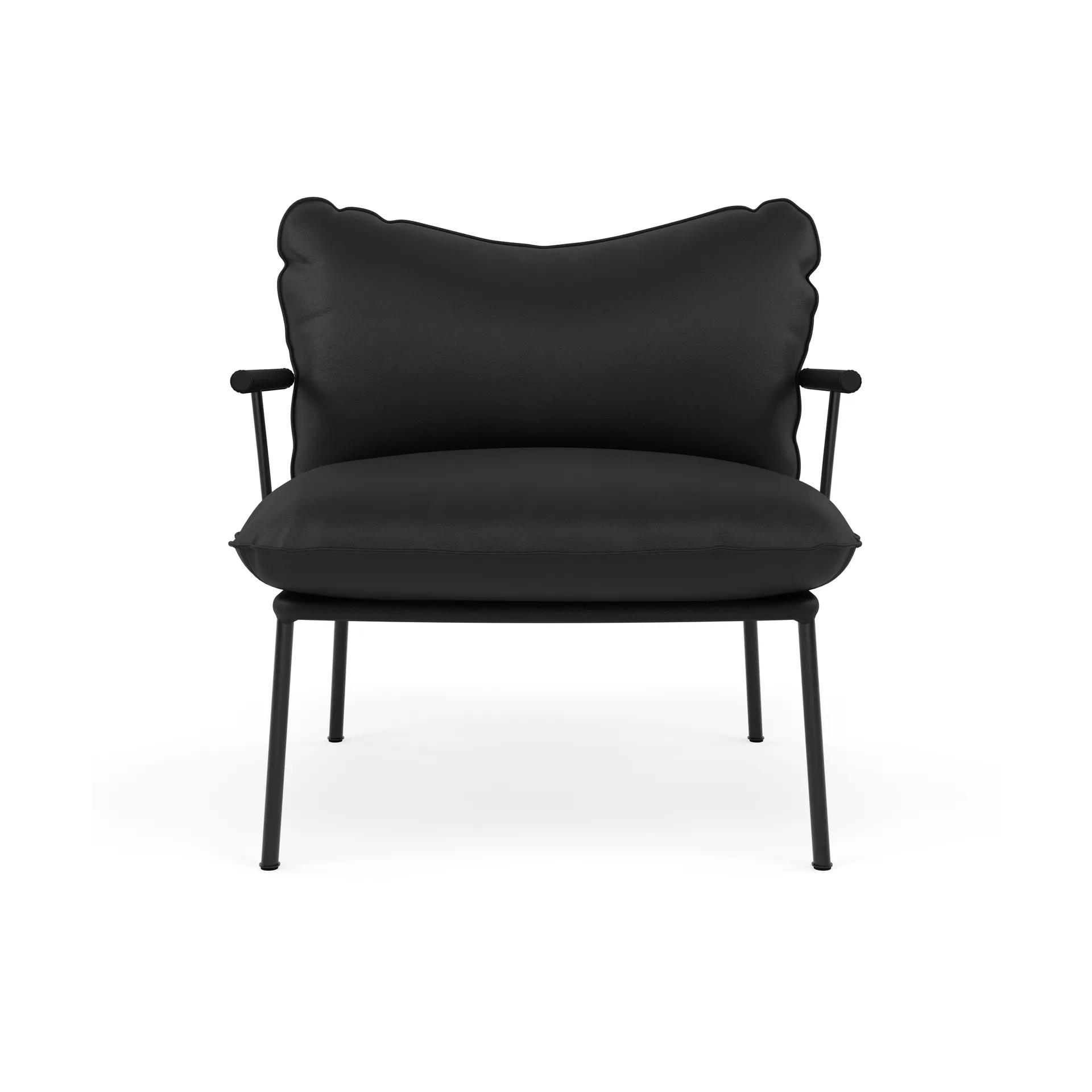 Pico fåtölj, Elmosoft 99999-RAL 9005 Fogia