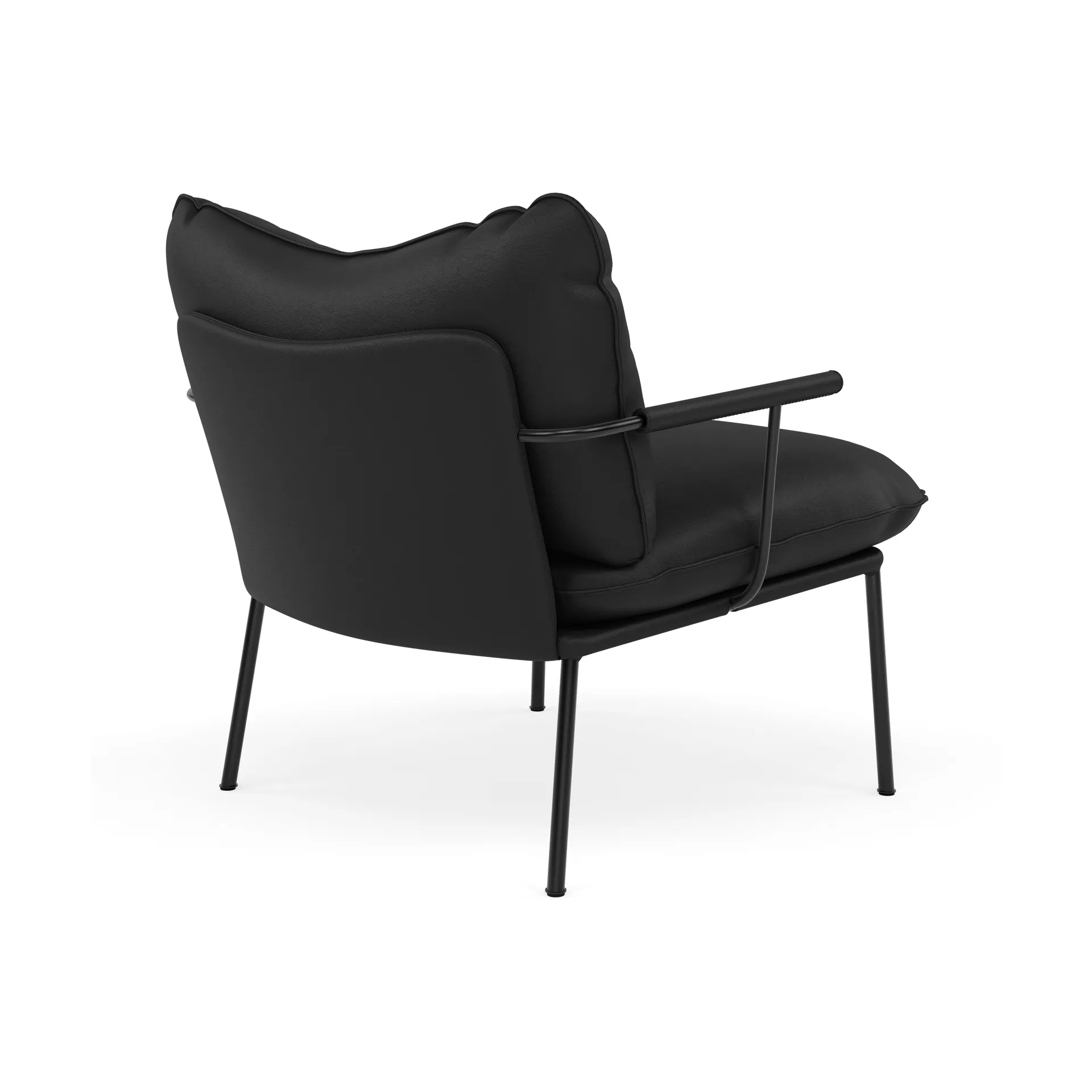 Pico fåtölj, Elmosoft 99999-RAL 9005 Fogia