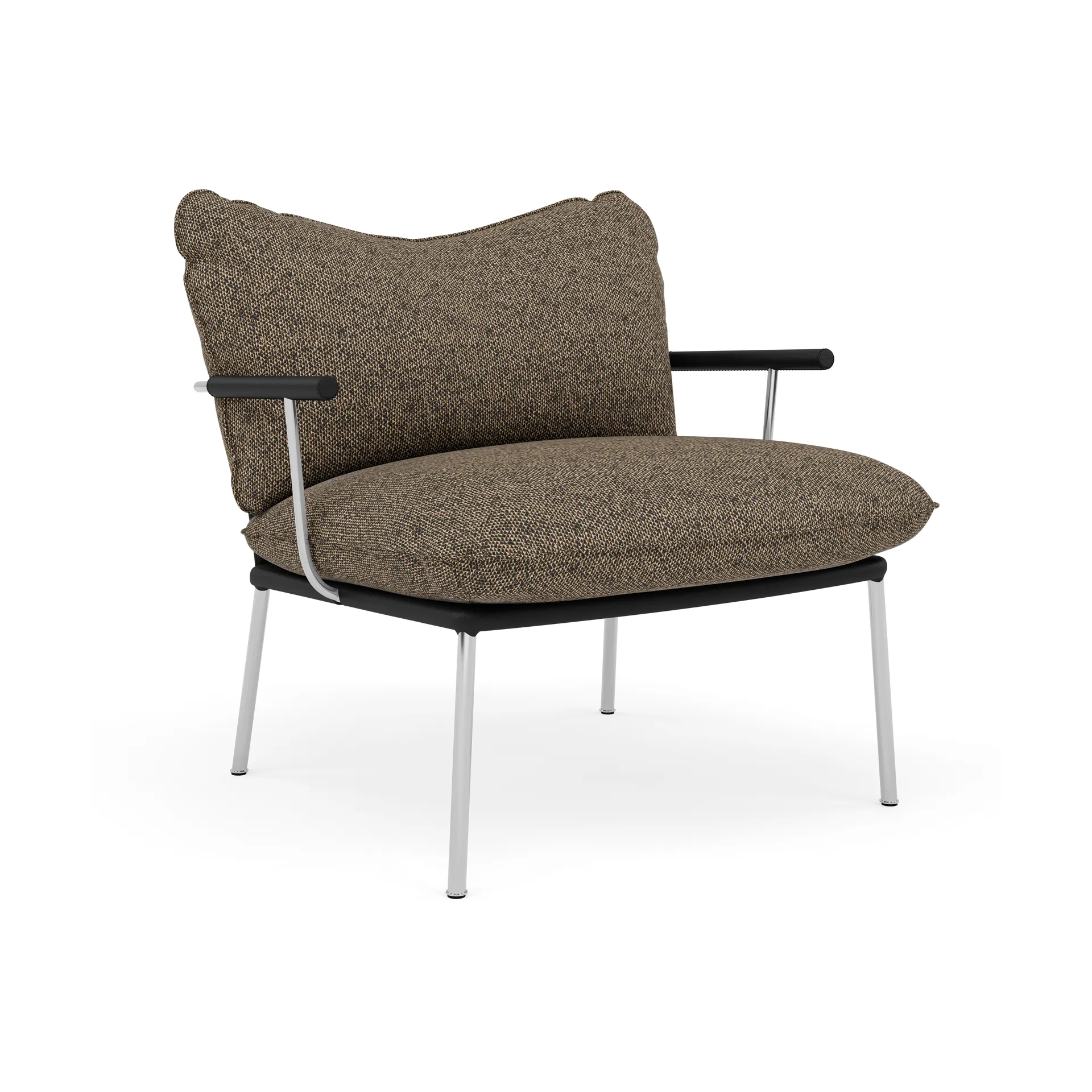 Pico fåtölj, Elmosoft 99999-safire 0001-polished stainless steel Fogia