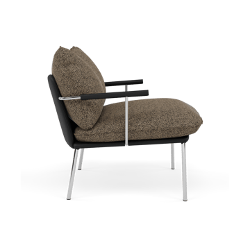 Pico fåtölj - Elmosoft 99999-safire 0001-polished stainless steel - Fogia