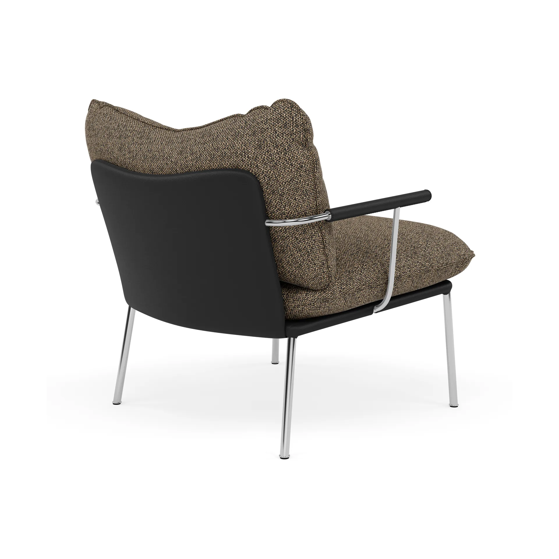 Pico fåtölj, Elmosoft 99999-safire 0001-polished stainless steel Fogia