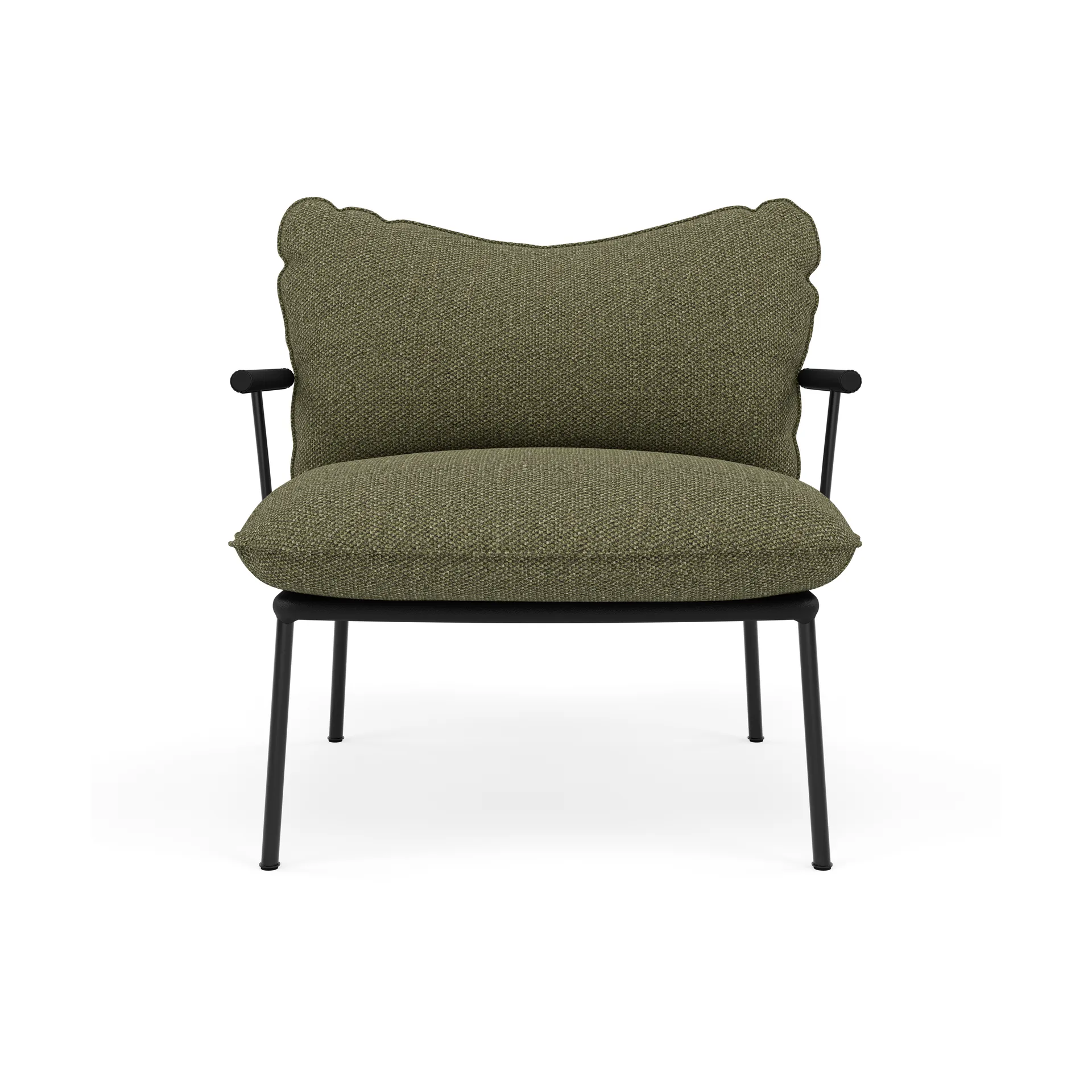 Pico fåtölj, Elmosoft 99999-safire 0005-RAL 9005 Fogia