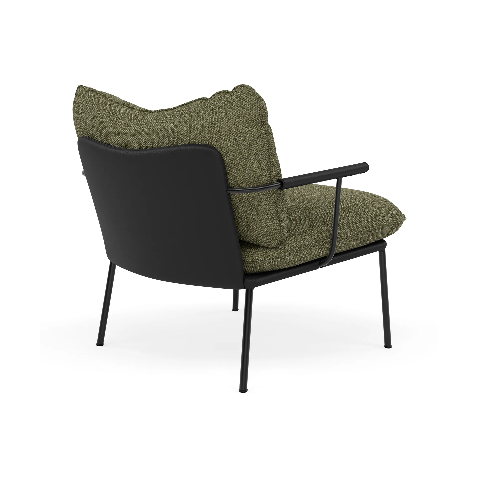 Pico fåtölj, Elmosoft 99999-safire 0005-RAL 9005 Fogia