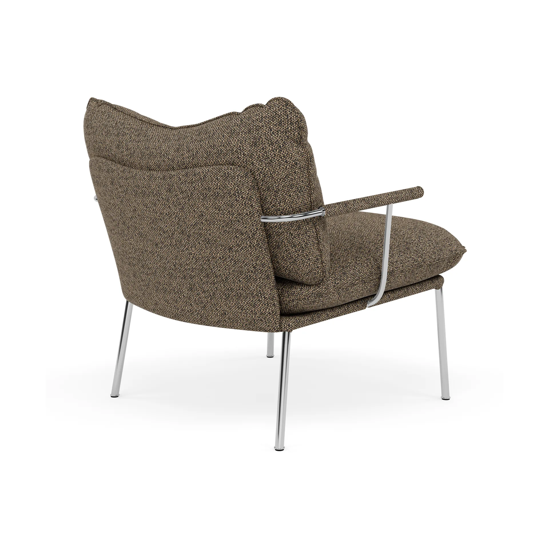 Pico fåtölj, Safire 0001-polished stainless steel Fogia