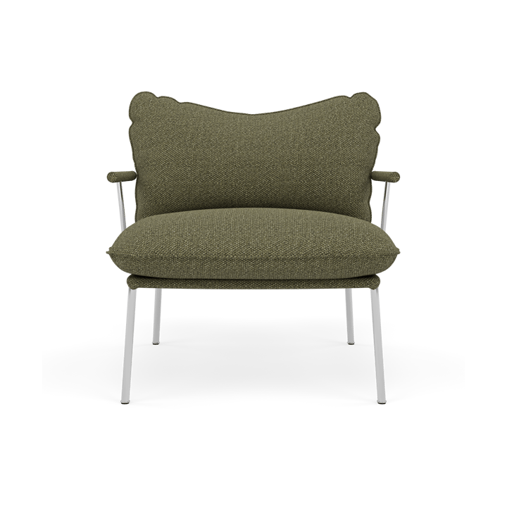 Pico fåtölj, Safire 0005-polished stainless steel Fogia