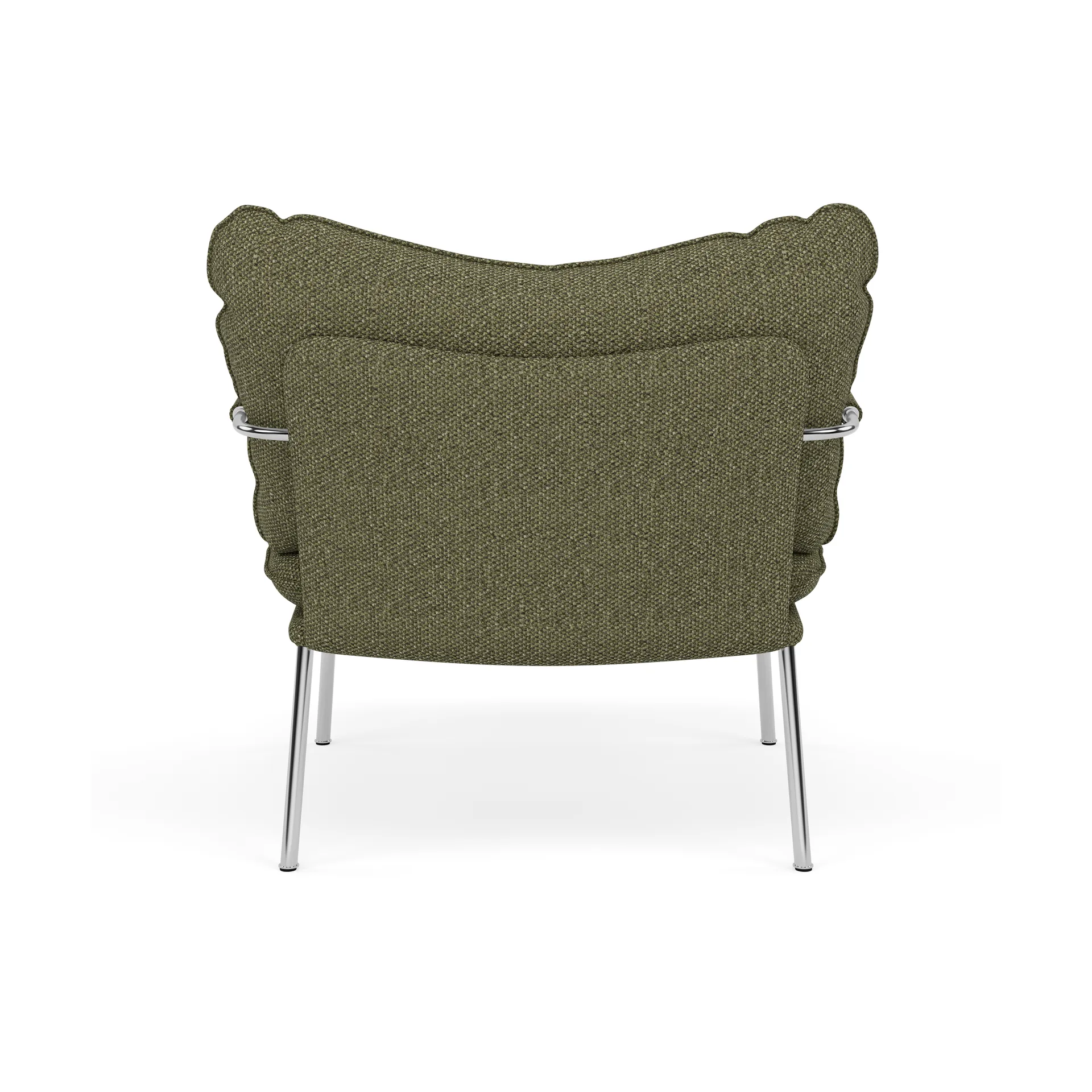 Pico fåtölj, Safire 0005-polished stainless steel Fogia