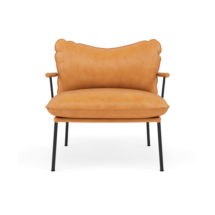 Pico fåtölj, Vintage Cognac-RAL 9005 Fogia