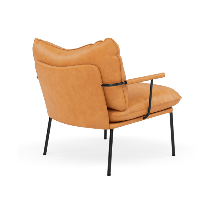 Pico fåtölj, Vintage Cognac-RAL 9005 Fogia
