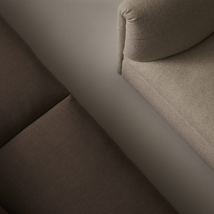 Retreat soffa 2,5-sits, 2,5-sits tyg fiord 391 svart Fogia