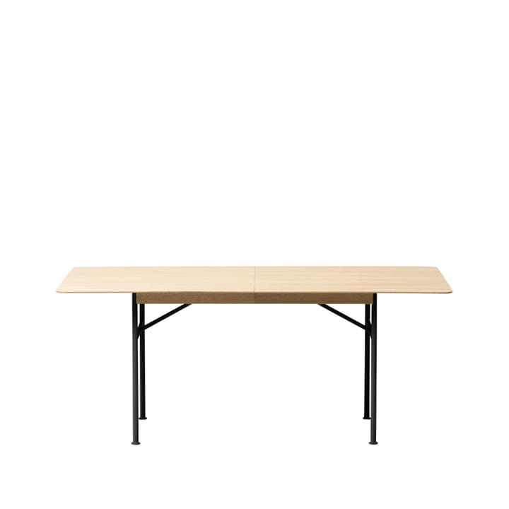 Supper matbord - ek klarlack-1 iläggsskiva 100 cm - Fogia