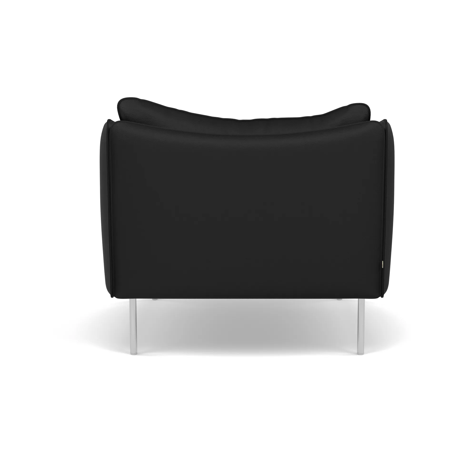 Tiki fåtölj, Elmosoft 99999-polished stainless steel Fogia