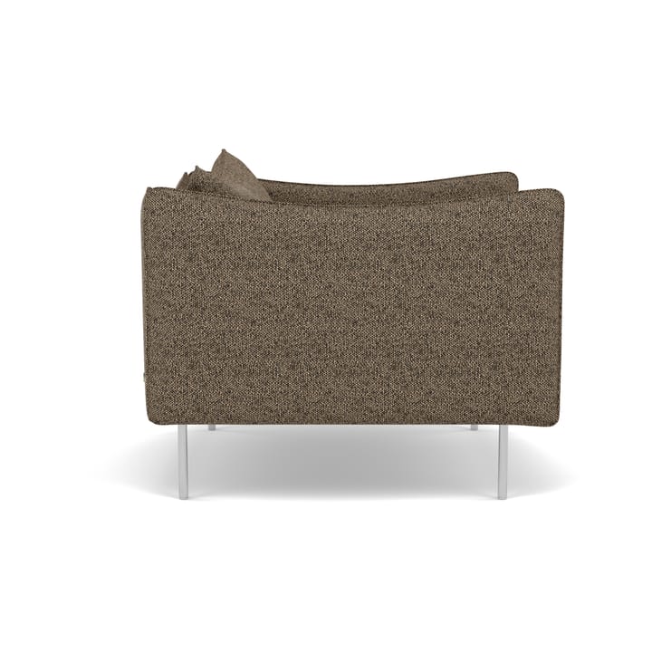 Tiki fåtölj, Safire 0001-polished stainless steel Fogia