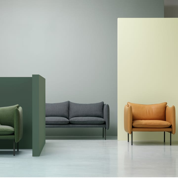 Tiki fåtölj small, Barnum sand angle beige-svart Fogia