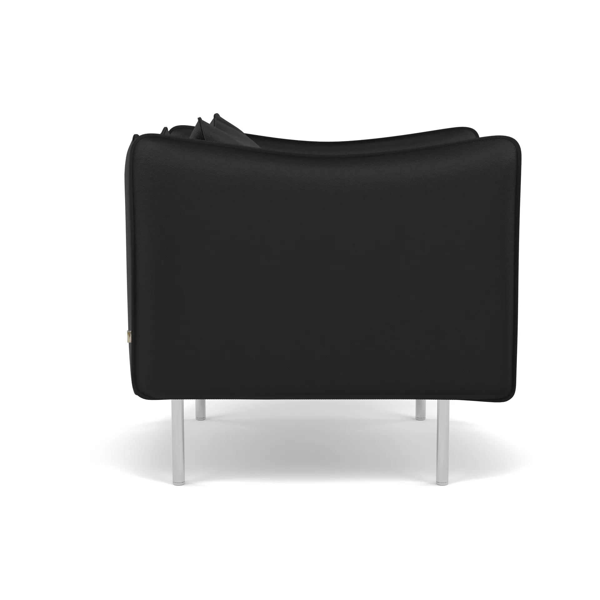 Tiki fåtölj small, Elmosoft 99999-polished stainless steel Fogia