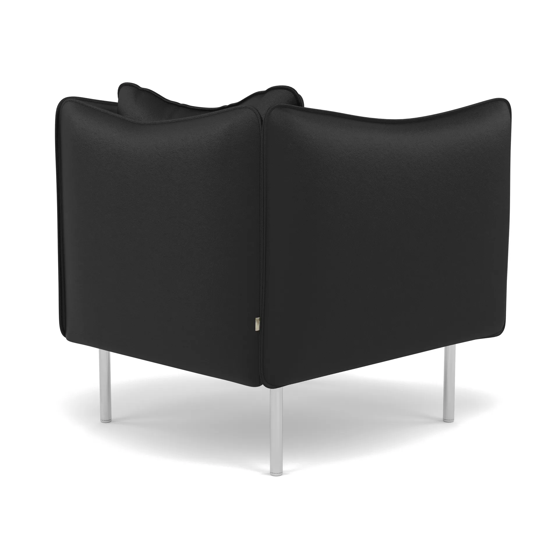 Tiki fåtölj small, Elmosoft 99999-polished stainless steel Fogia