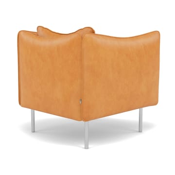 Tiki fåtölj small - Vintage Cognac-polished stainless steel - Fogia