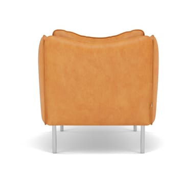 Tiki fåtölj small - Vintage Cognac-polished stainless steel - Fogia
