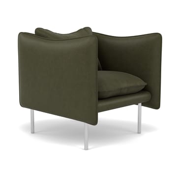 Tiki fåtölj small - Vintage Olive-polished stainless steel - Fogia