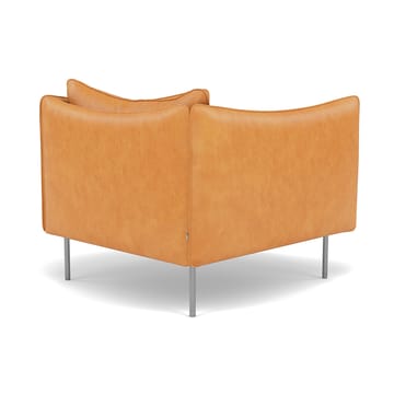 Tiki fåtölj - Vintage Cognac-polished stainless steel - Fogia